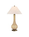 Currey and Company - 6000-1019 - One Light Table Lamp - Striae - Yellow/Off-White