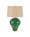 Currey and Company - 6000-1020 - One Light Table Lamp - Blarney - Green