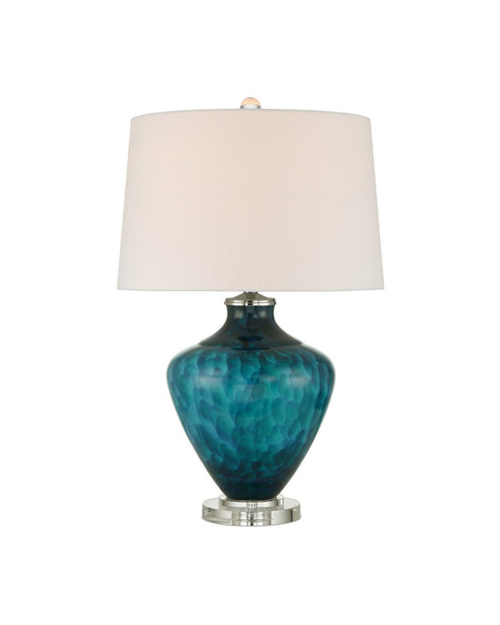Currey and Company - 6000-1022 - One Light Table Lamp - Sapphire - Blue/Clear