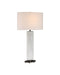 Currey and Company - 6000-1029 - One Light Table Lamp - Stanhope - White/Bronze