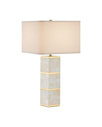 Casey One Light Table Lamp Natural/Brass