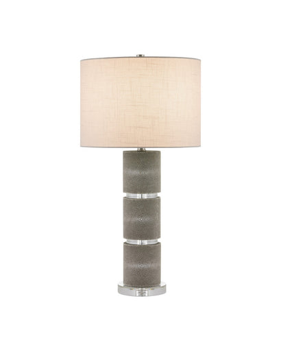 Lofitt One Light Table Lamp Gray/Clear