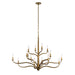 Metropolitan - N3319-891 - 16 Light Chandelier - Dorianne - Textured Dusken Brass