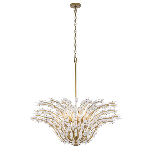 Sorra 14 Light Chandelier Painted Legacy Brass
