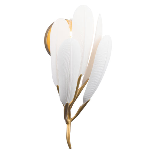 Vellinor One Light Wall Sconce Painted Legacy Brass