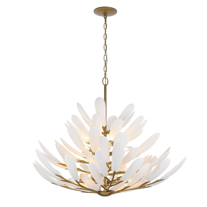 Metropolitan - N3428-870 - Ten Light Chandelier - Vellinor - Painted Legacy Brass