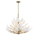 Metropolitan - N3428-870 - Ten Light Chandelier - Vellinor - Painted Legacy Brass