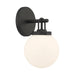Minka-Lavery - 12011-899 - One Light Bath Sconce - Ortesa - Dark Matte Black