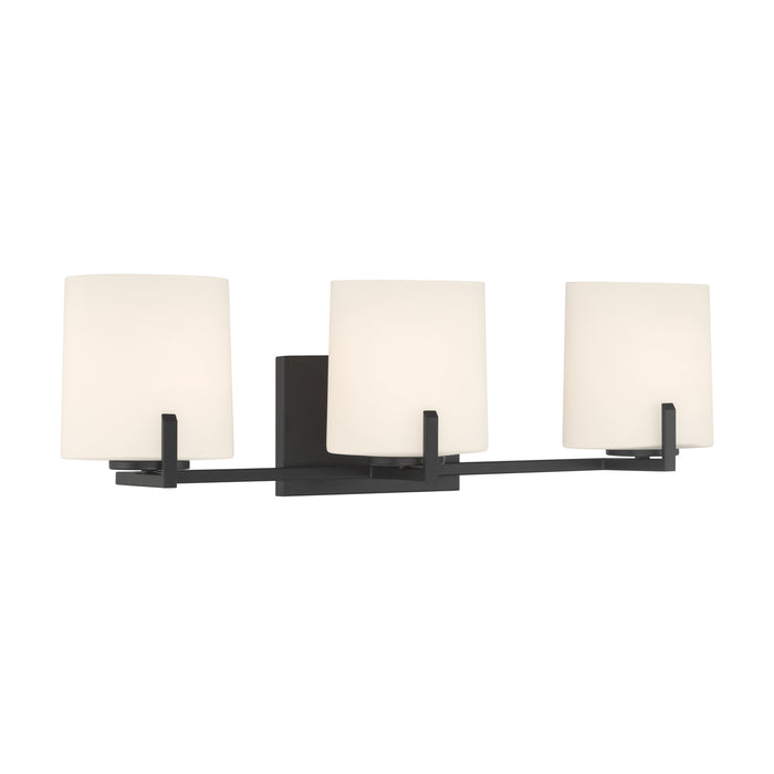 Minka-Lavery - 12433-899 - Three Light Vanity - Mirelle - Dark Matte Black