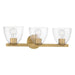 Minka-Lavery - 12483-732 - Three Light Vanity - Noellea - Legacy Brass
