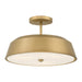 Minka-Lavery - 12625-732 - Three Light Semi-Flush Mount - Trellwyn - Legacy Brass