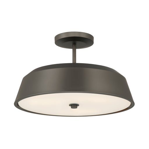 Trellwyn Three Light Semi-Flush Mount Plated Dark Bronze