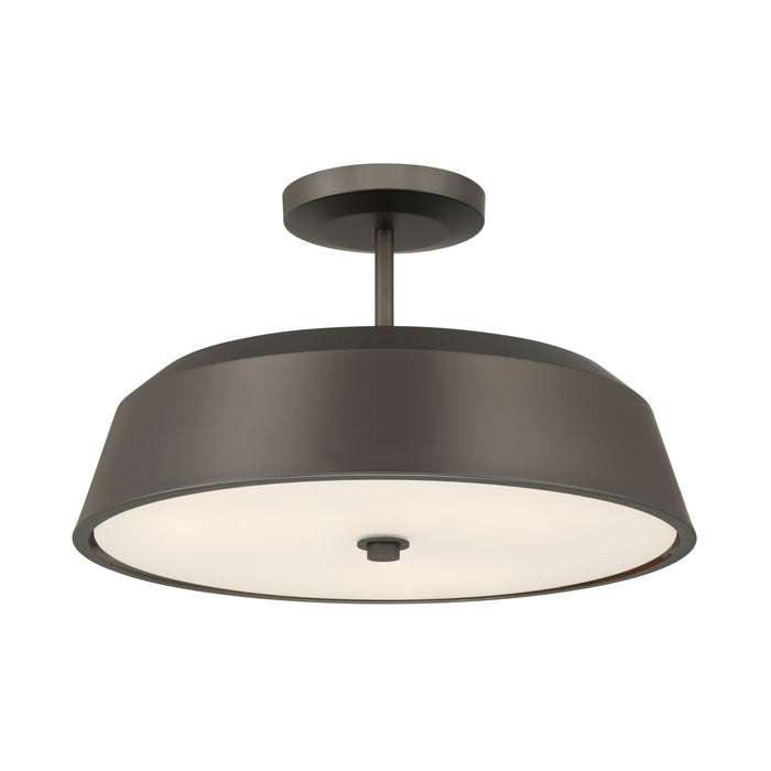 Minka-Lavery - 12625-868 - Three Light Semi-Flush Mount - Trellwyn - Plated Dark Bronze
