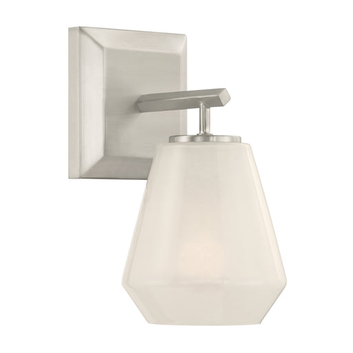 Siena One Light Bath Sconce Brushed Nickel
