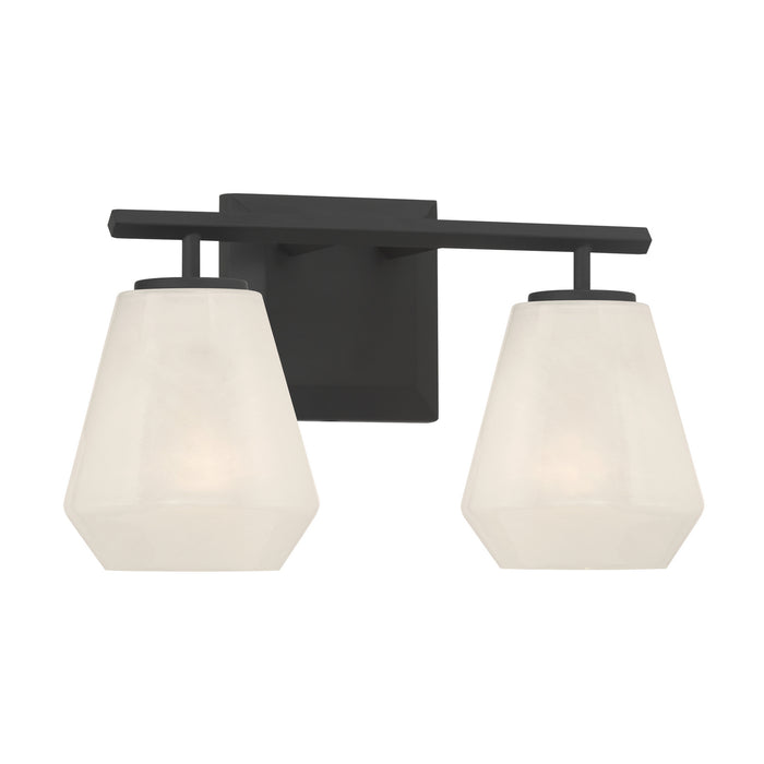 Minka-Lavery - 14372-899 - Two Light Vanity - Siena - Dark Matte Black