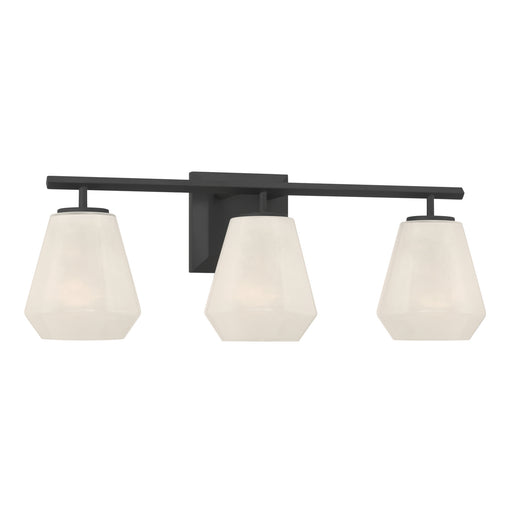 Siena Three Light Vanity Dark Matte Black