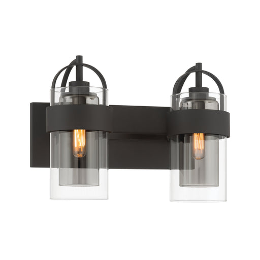Ravik Two Light Vanity Dark Matte Black
