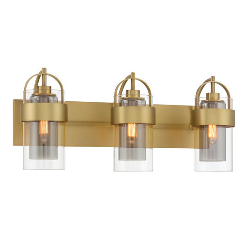 Ravik Three Light Vanity Legacy Brass