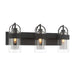 Minka-Lavery - 1913-899 - Three Light Vanity - Ravik - Dark Matte Black
