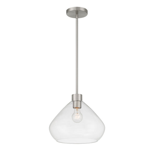 Minka-Lavery - 19414-84 - One Light Pendant - Elaris - Brushed Nickel