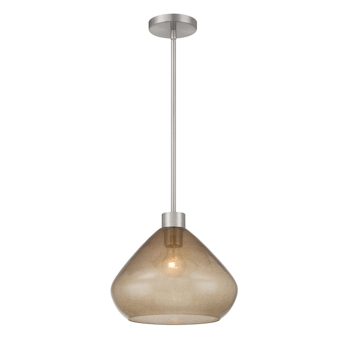 Minka-Lavery - 19415-84 - One Light Pendant - Elaris - Brushed Nickel