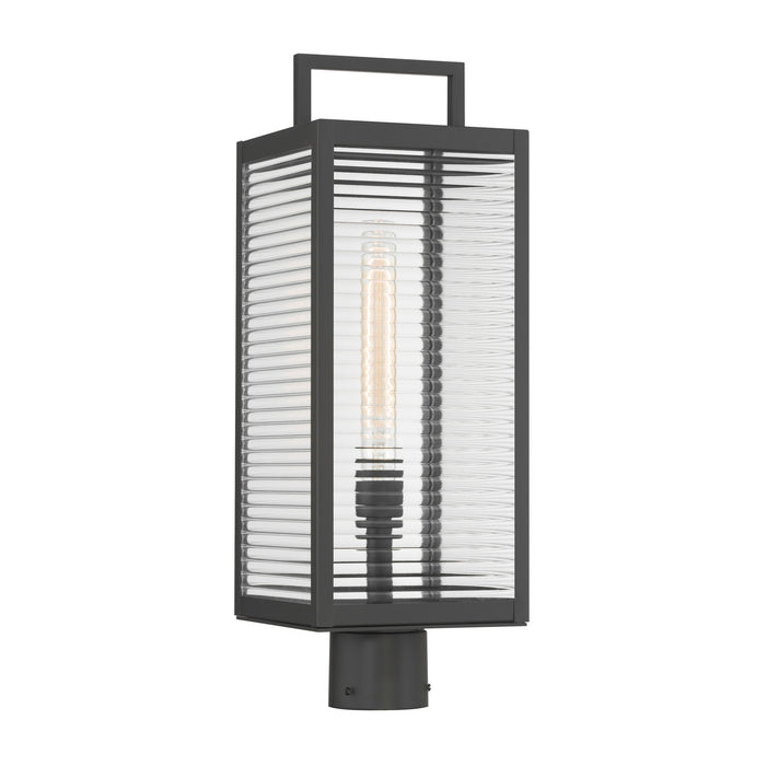 Minka-Lavery - 78206-899 - One Light Outdoor Post Mount - Edgewood - Dark Matte Black