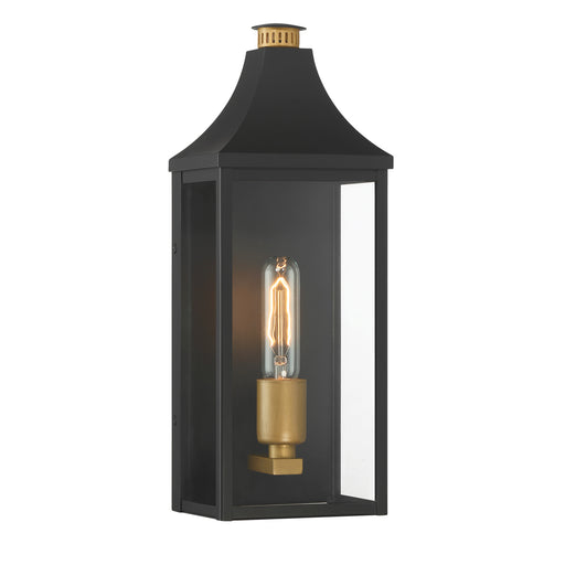 Hurstborne One Light Outdoor Wall Lantern Dark Matte Black