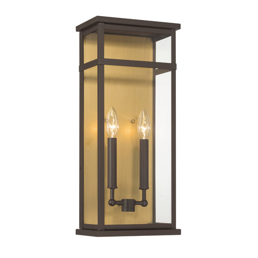 Briarlane Two Light Outdoor Wall Sconce Painted Legacy Brass