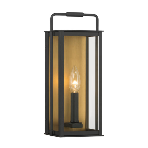 Aberdeen One Light Outdoor Wall Sconce Sand Coal Black