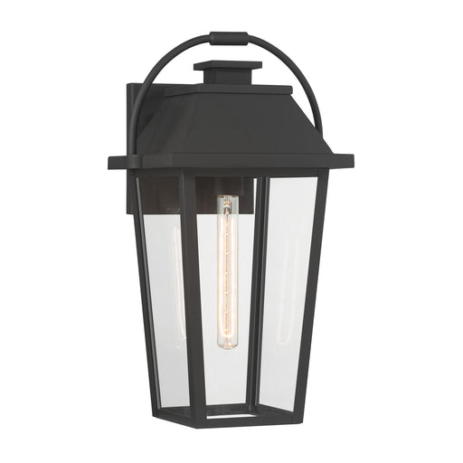 Branwyn One Light Outdoor Wall Lantern Sand Coal Black