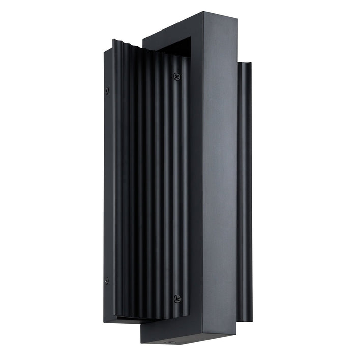 Thesis - 207066A - LED Exterior Wall Sconce - Jubilee - Matte Black