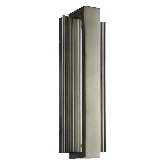Thesis - 207069A - LED Exterior Wall Sconce - Jubilee - Forged Bronze
