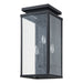 Thesis - 207129A - Three Light Exterior Wall Sconce - Overton - Matte Black