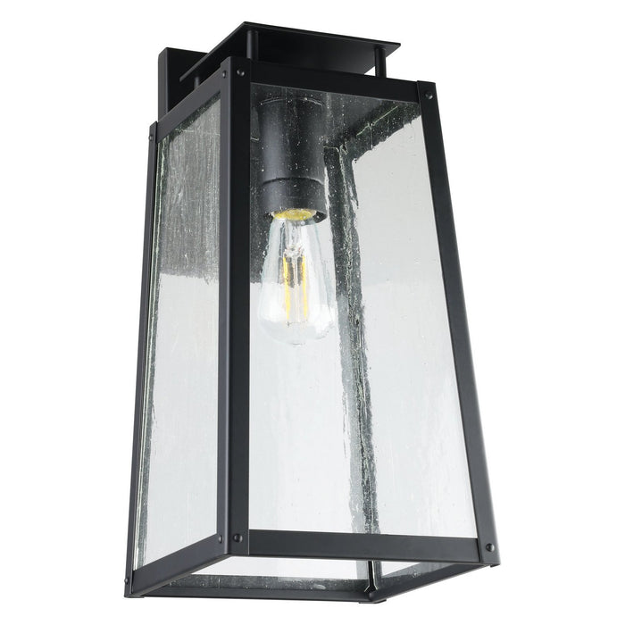 Thesis - 207131A - One Light Exterior Wall Sconce - Salford - Matte Black