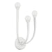 Thesis - 207255A - LED Wall Sconce - Dahlia - Plaster White