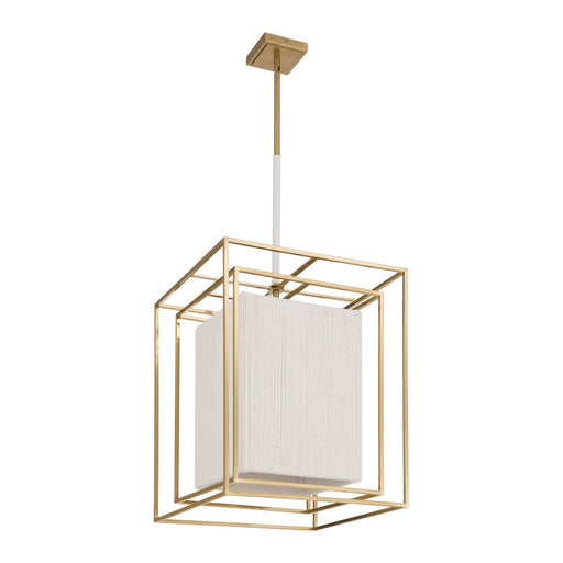 Thesis - 207269A - Four Light Pendant - Abbey - Brass