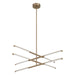 Thesis - 207281A - LED Convertible Chandelier - Overture - Champagne Bronze