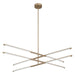 Thesis - 207282A - LED Convertible Chandelier - Overture - Champagne Bronze
