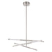 Thesis - 207284A - LED Convertible Chandelier - Overture - Polished Nickel