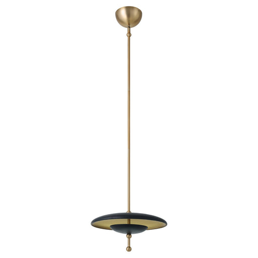 Sinclair LED Convertible Pendant Champagne Gold, Black