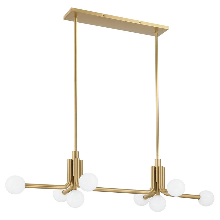 Thesis - 207355A - LED Linear Chandelier - Stockholm - Champagne Gold