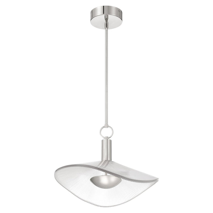 Thesis - 207393A - LED Convertible Pendant - Novella - Polished Nickel