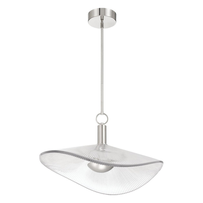 Thesis - 207394A - LED Convertible Pendant - Novella - Polished Nickel