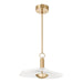 Thesis - 207395A - LED Convertible Pendant - Novella - Polished Gold