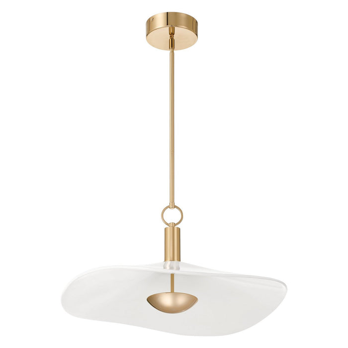 Thesis - 207396A - LED Convertible Pendant - Novella - Polished Gold