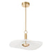 Thesis - 207396A - LED Convertible Pendant - Novella - Polished Gold