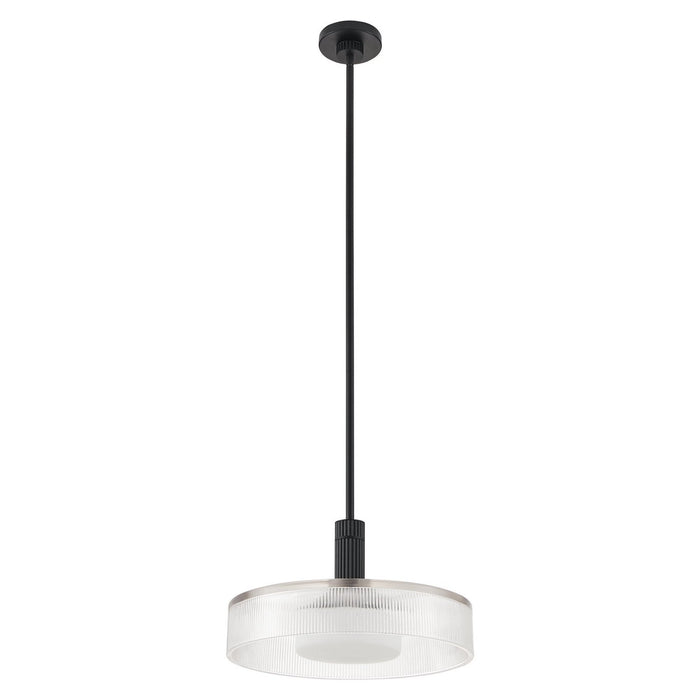 Thesis - 207407A - One Light Convertible Pendant - Como - Matte Black