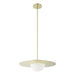 Thesis - 207409A - LED Convertible Pendant - Solstice - Polished Brass