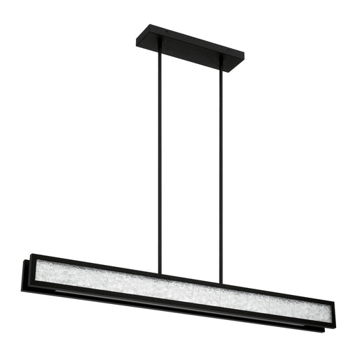 Courtney LED Linear Pendant Textured Black