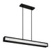 Thesis - 207414A - LED Linear Pendant - Courtney - Textured Black